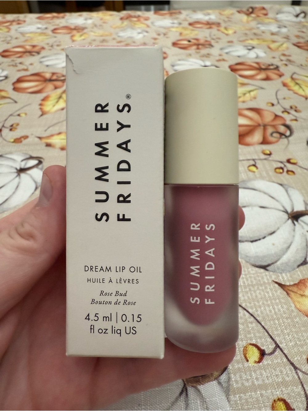 Summer Fridays Dream Lip Oil — Rose Bud Pink